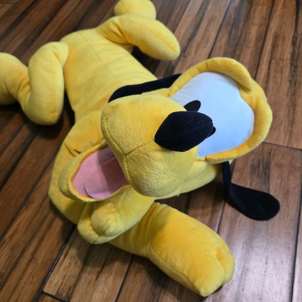 Vintage Fisher Price Disney Jumbo Pluto Plush Stuffed Animal 30